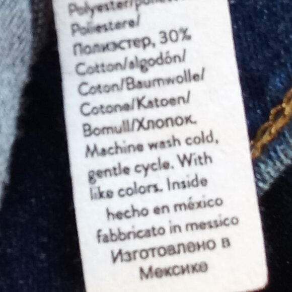 SPANX dark blue denim skinny jeans - Picture 10 of 10